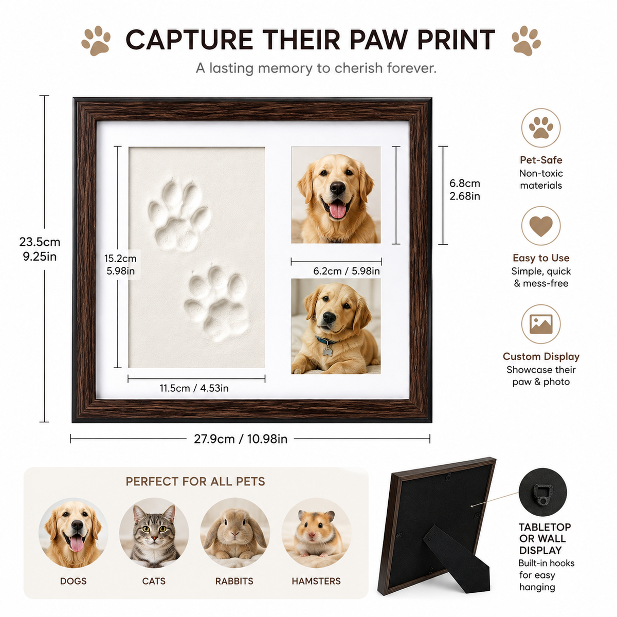 DIY Pet Paw Print Kit